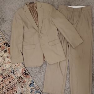 Boys tan suit